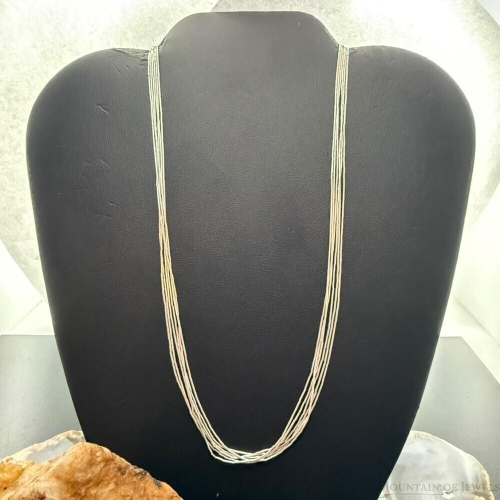 Carolyn Pollack Sterling 6 Strand Liquid Silver 18"-19" Necklace For Women
